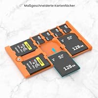 SMALLRIG SD-Kartenhalter Speicherkarten-Aufbewahrungskoffer 8 Steckplätze für 2 SD-Karten + 2 CFexpress Typ-A-Karten + 4 TF-Karten - 4107 – Ansicht 3