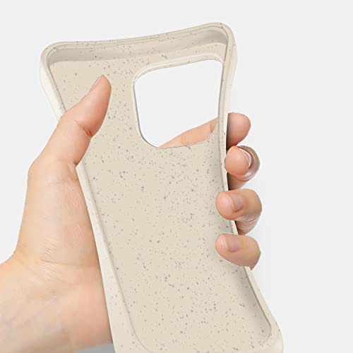 Cusduce - Capa - Compatível com iPhone 13 Mini - Capa protetora à base de plantas com suporte de pes