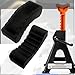 ZJ1WYZQQ Car Jack Stand Pads Rubber Jack Pads Protective Support Blocks Lifting Stand Track Anti-Pinch Protectors Non-Slip Floor Pads, Suitable for 2-3 Ton Heavy-Duty Jack Stands.(2 Pack)