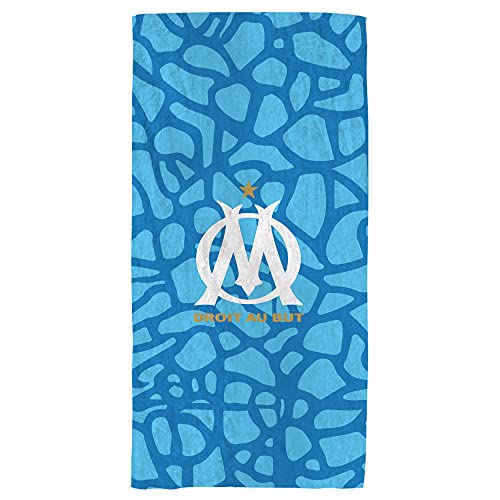 Chaulnes Textiles Om Marseille Drap Plage, 47014, Coton,Bleu, 75x150 cm
