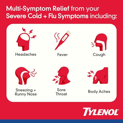 Tylenol Severe Cough + Sore Throat Day/Night, Acetaminophen, 24 ct - image 2