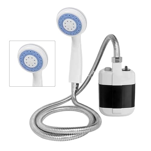 Dpofirs Portable Electric Shower | Battery Powered Pump For Camping & Hiking Outdoor Use
