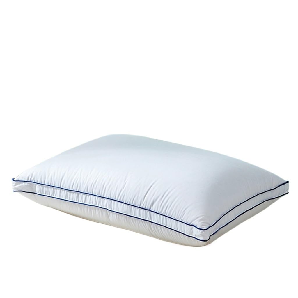 MFJGHU Pillow Down Neck Pillows For Sleeping Bed Cotton Shell With 3 Layer Filling Soft And Fluffy