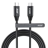 Acer – Acer USB C auf USB C Kabel 3m, 240W USBC Ladekabel,140W/100W