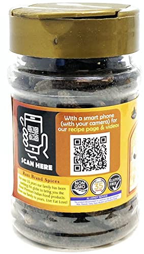 Rani Lindy Pepper Whole (Long Pepper, Piper Longum, Pipli) 3.88Oz (110G) Pet Jar ~ All Natural | Gluten Friendly | Non-Gmo | Vegan | Indian Origin #TOP5