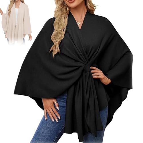 Flakaclsh Shawl, Subsequenti Shawl, Womens Shawls with Loop, Knitted Shawls Wrap, Cardigan Cape Wool, Cashmere Tops