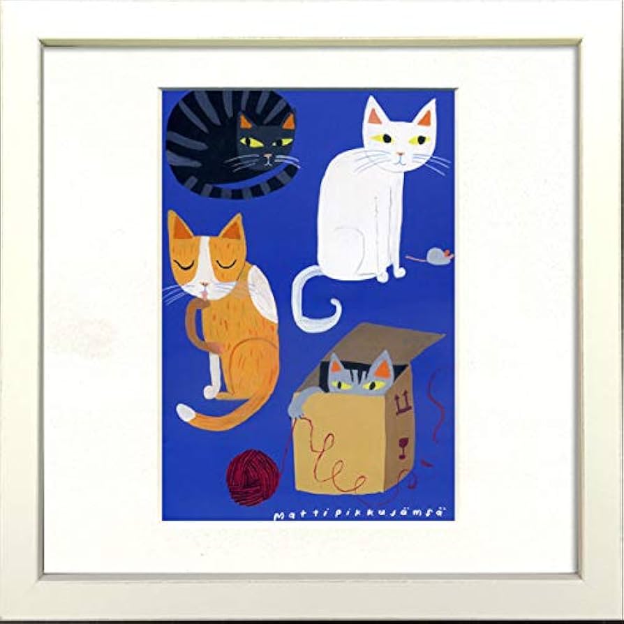 一点もの】マッティ・ピックヤムサ きつね アクリル画 原画