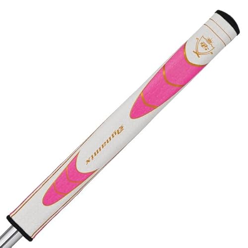 ダイナゴルフ(Dynagolf) ダイナミクスパター レディ マレット型 グリップ 太め 初心者 大きめヘッド 33インチ グリップ 太め レディ 女性 可愛い 白 ピンク 3枚目