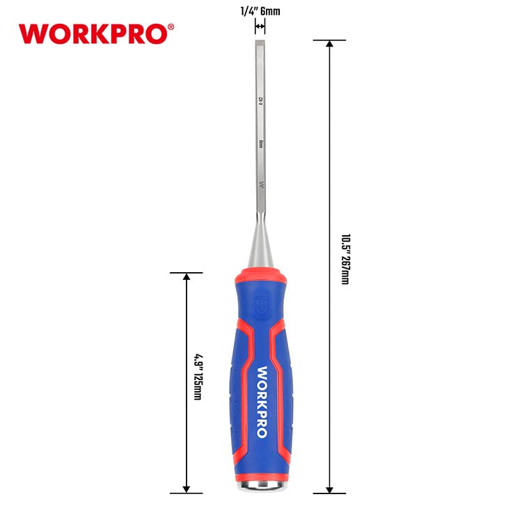 WORKPRO WP243004 6MM Profesyonel İskarpela