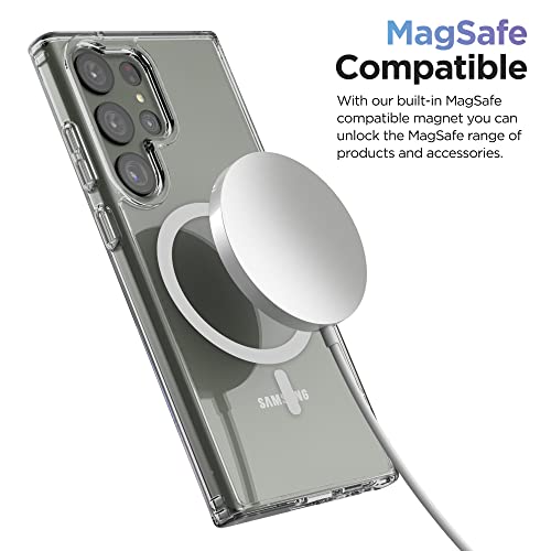 Conjunto de capa de cinto magnético projetado para Samsung Galaxy S23 Ultra com clipe para coldre -