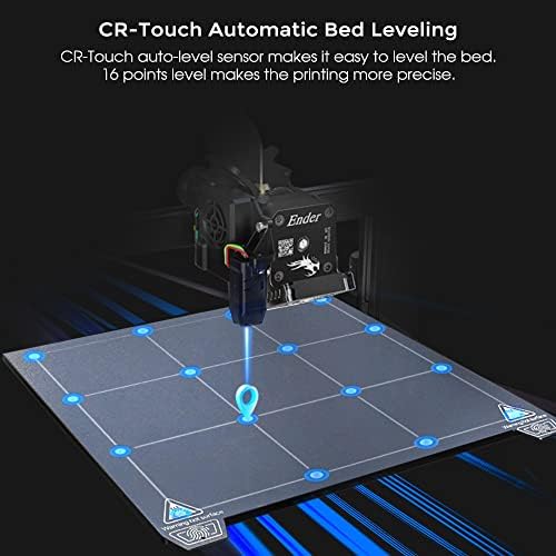 Official Creality Ender 3 S1 Pro 3D Printer with 300 High-Temp Nozzle, Sprite All Metal Direct Drive Extruder, PEI Bed and CR Touch Auto Leveling Print Size 220×220×270mm
