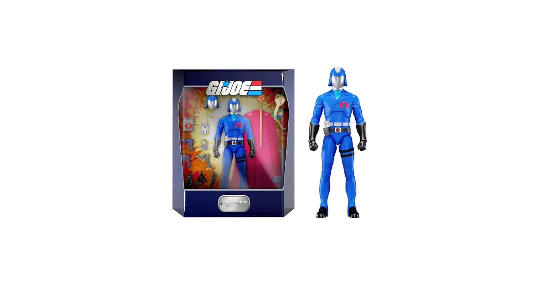 Amazon.com: Super7 ULTIMATES! G.I. Joe Cobra Commander - 7