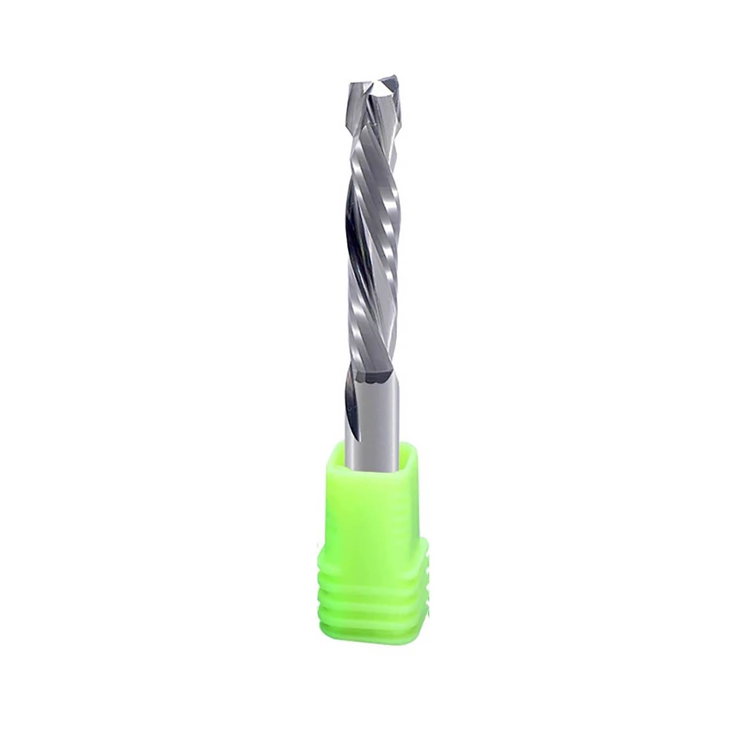 3.175/4/5/6/8/10mm Shank Two Flute UP Down Cut Milling Cutter 2F Carbide End Mill CNC Router Engraving Bits for Woodworking(4x25x45L)