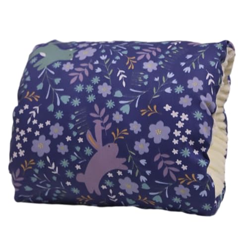 LUXBUT Cozy Cradle Arm Pillow Baby Nursing Pillow Soft and Comfortable Nursing Arm Pillow Cotton Cozy Cradle Pillow Head Support Feeding Pillows Breastfeeding Pillows for Baby (White Stars)