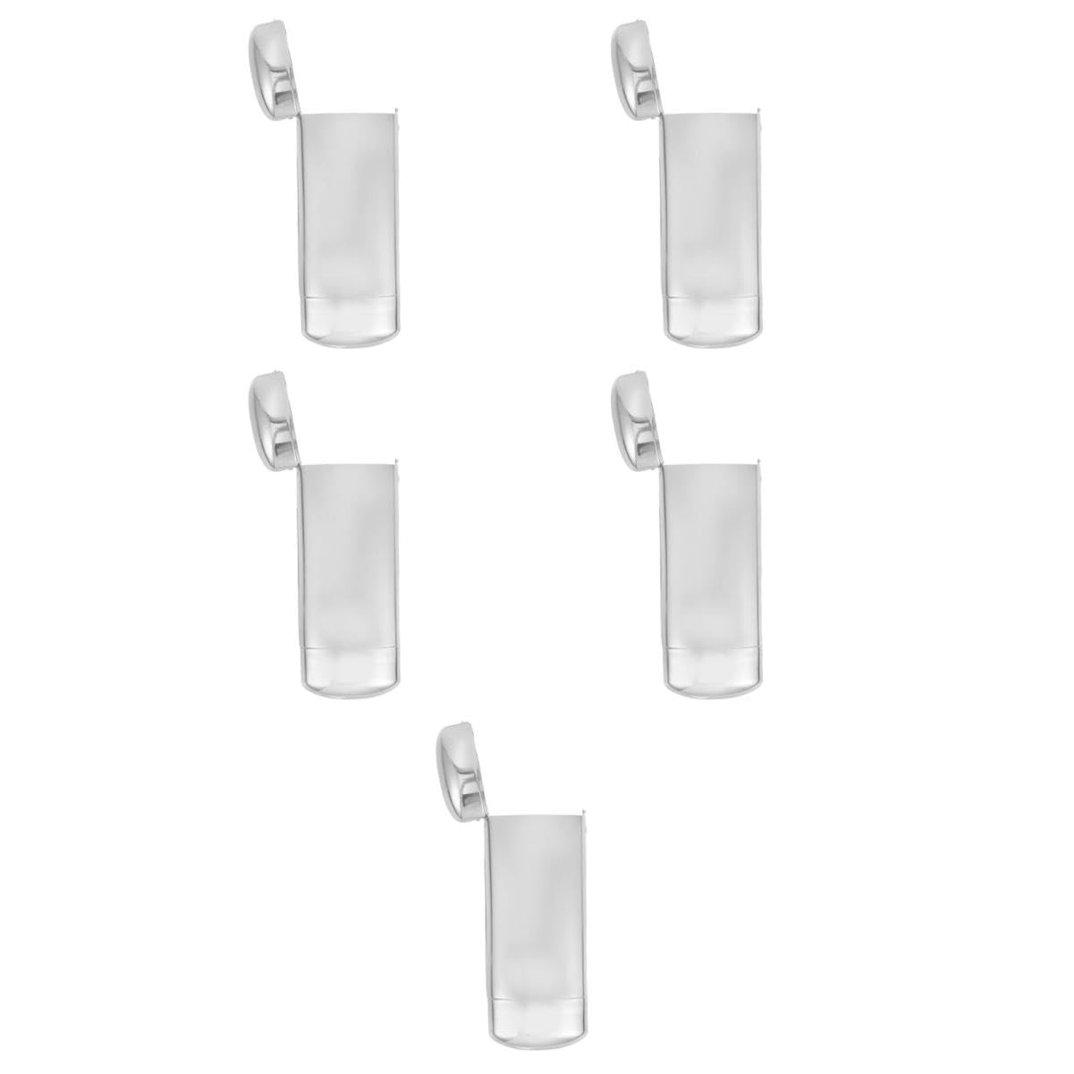Ipetboom custodia per occhiali in alluminio multiplo viaggio piccolo Porta di occhiali da sole organizer per custodia per occhiali da sole Custodia da sole da sole da sole Argento