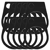 UKCOCO 10 Stück Teiliges Kettensägen dichtungsset aus Hochwertigem Gummi für Luftfilter Langlebiger Schutz für Benzinmotorkettensägen Effektive Barriere gegen Schmutz und Partikel
