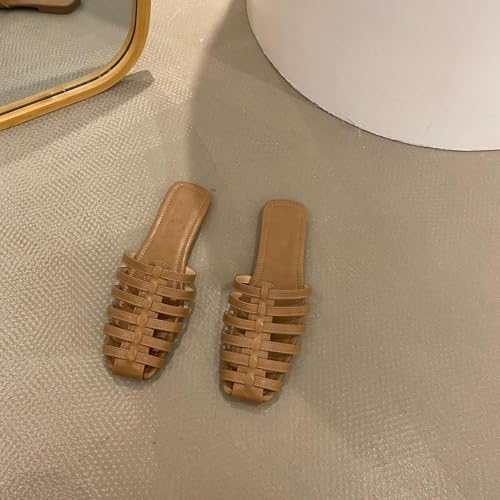 Round Toe Flat Shoes with a Casual Backless Design Suitable for Women's Daily Lightweight Wear4