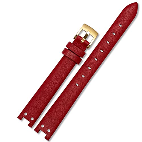 Bracelet montre cuir véritable 12mm blanc montre encoche AK Girl