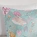 Mi Zone Kids Darya Cozy Comforter Set, Colorful Fun Design All Season Children Bedding Girls Bedroom Décor, Full/Queen, Mystical Mermaid Fantasy Aqua/Pink 4 Piece