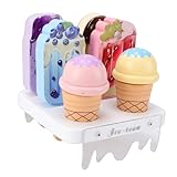 [Perfetto per la classe] Ideale sia per il gioco al chiuso che per gli ambienti educativi, questo set di giocattoli della gelateria intrattiene i bambini per ore.offrendo un modo divertente per apprendere i ruoli, le responsabilità e la matematica di base attraverso il gioco di finzione.