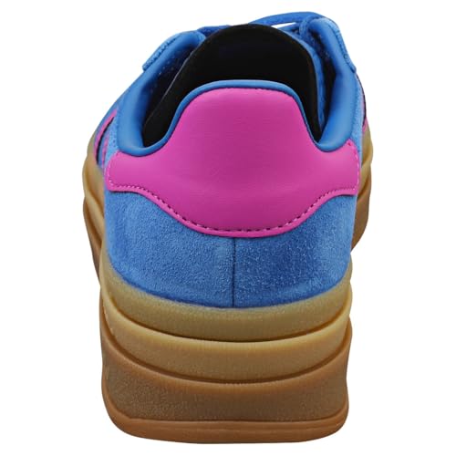 adidas Gazelle Bold W Women's Three Layers Q-Pannel Gum Sole Trainers (Blue, US 6)4