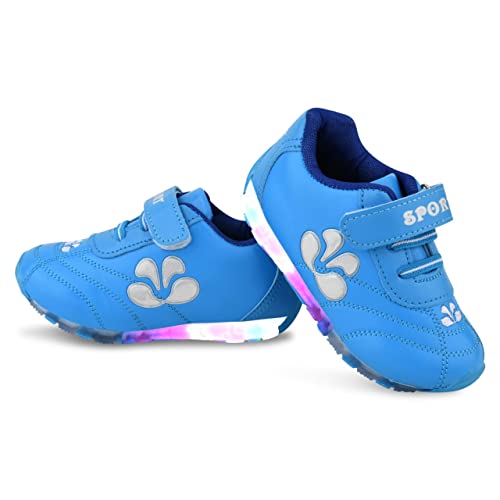 Image of Led Sports Shoes for 2 to 5 Year Girl and Boy ||Unisex- Child Sports Shoe || Running, Walking, Gaming, or Occasionally wear|| Toothless and Royal Look for Kids