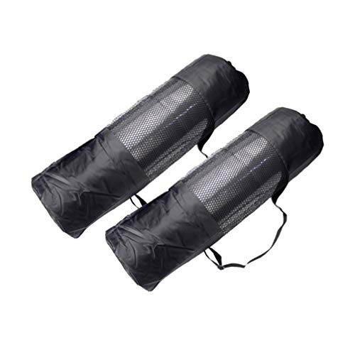 2 peças de bolsas para tapete de ioga BESPORTBLE, bolsas para ioga, pilates, exercícios, bolsa para