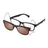 ✅ HOHER TRAGEKOMFORT DANK GERINGEM GEWICHT: Sie werden vergessen, dass Sie eine Brille tragen. Das überaus leichte und flexible Polykarbonat kombiniert mit angenehm geformten Nasenpads und Ohrhaken sorgt für eine Brille, die nicht nur bequem sondern auch fest sitzt. Glasbreite: 49mm, Stegbreite: 19mm, Bügellänge: 145mm