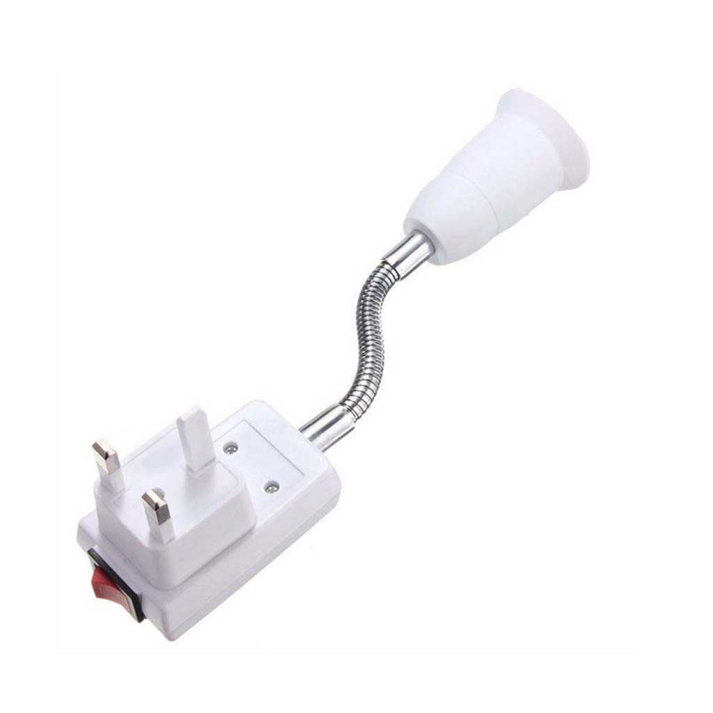 Buy IVELECT E27 to UK Plug Light Bulb Socket Adaptor Converter LED Lamp