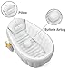 PandaEar Inflatable Baby Bathtub Toddler Tub for Shower, Collapsible Portable Bathtub for Kids, Baby Bath Tub 6-12 Months, Travel Baby Bathtub, Blow Up Tub for Baby with Air Pump