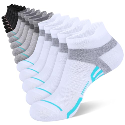 shnn 10/15 Pairs Womens Ankle Socks Lightweight Breathable Casual Low Cut Socks for Women With Heel...