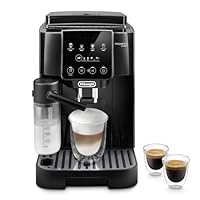 De/'Longhi Magnifica Start ECAM220.60.B, Fully Automatic Bean to Cup Coffee Machine with 4 One-Touch Recipes, Soft-Touch Control Panel, Auto Milk, 1450W, Black
