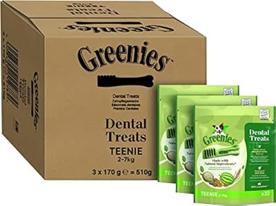 GREENIES Daily Original Teenie Dog Treats – The smart dental treat – 66 chews