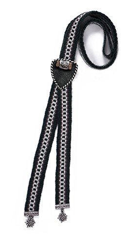 Moschen-Bayern Trachtenband/Trachtenbinder/Trachtenkrawatte/Schieber Herren Grün Grau