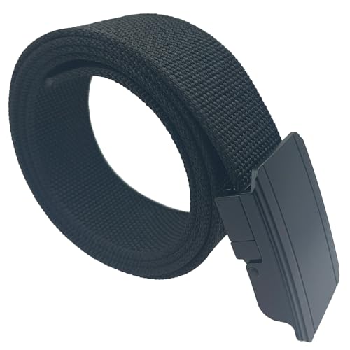 Casual Web Belt,2 and 1 Mens Belt with Reversible Buckle,Adjustable Canvas Web Belts for Work,Military,47.24inch