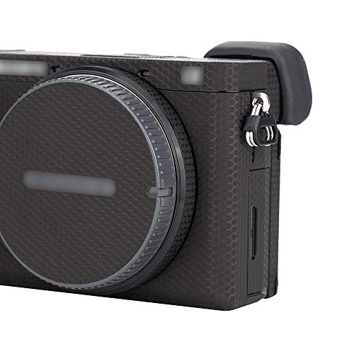 KIWI FOTOS Cámara Cuerpo Piel Lente Protector Protector Película Anti-Rasguño Corte Pegatina para Cámara Sony a6100 con Kit de Lente de 16-50mm (Patrón Matriz) Cover