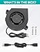 WDERAIR 60mm x 15mm USB Blower Fan 5V Brushless DC Cooling Electronic Project Equipment Cabinet Cooler Ventilation