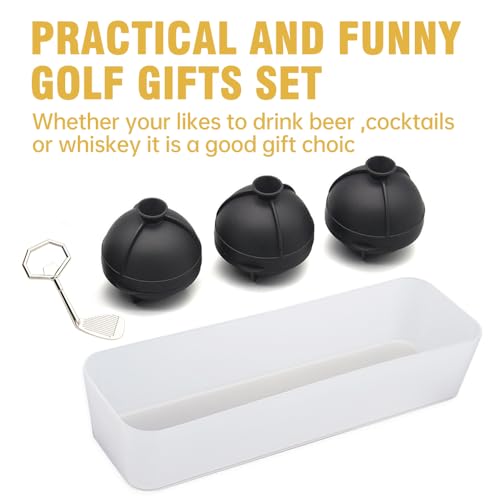 Molde para cubitos de hielo en forma de bola de golf set 3 miniatura 7