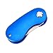 Mile High Life All Metal Foldable Golf Divot Tool with Pop-up Button & Magnetic Ball Marker (Blue Curve)