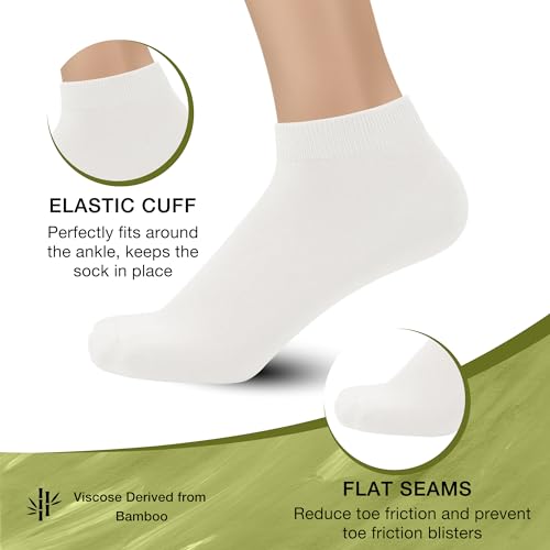 SERISIMPLE Thin Viscose Bamboo Low Cut Ankle Socks Men Breathable Sock Comfort Cool Softy Lightweight Sock 5 Paris2