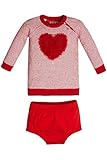Fantasía. Guess Abito A94K12 F59A - Silla Infantil para bebés de 0 Meses a 24 Meses, Color Rojo Rojo 0-3 Meses