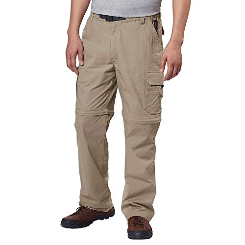 BC Clothing Men's Convertible Pant with Stretch,Variety (Lx32, Sand, Size Lx32