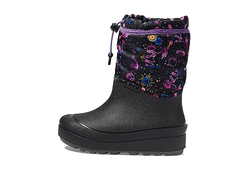 BOGS Snow Shell Neon Unicorn Kids Winter Waterproof Snow and Rain Boot, Purple Multi, 7 M4