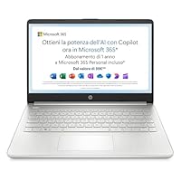 HP Laptop 14s-dq3000sl, Intel Celeron N4500, RAM4GB DDR4, SSD 128GB, Scheda Intel UHD, Display 14”...