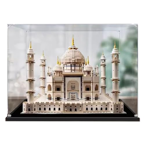 HAIWENFEIQI Vitrina acrílica para Lego 10256 Taj Mahal, caja transparente a prueba de polvo, compatible con el kit Lego 10256 (modelo no incluido) (3 mm)