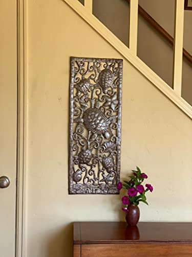 It's Cactus Handcrafted Octopus Sea Wall Decor Fair Trade From Haiti, Recycled Metal Art, Decorative Hanging Art, 11 In. X 29 In. (Sea Turtles) #TOP1