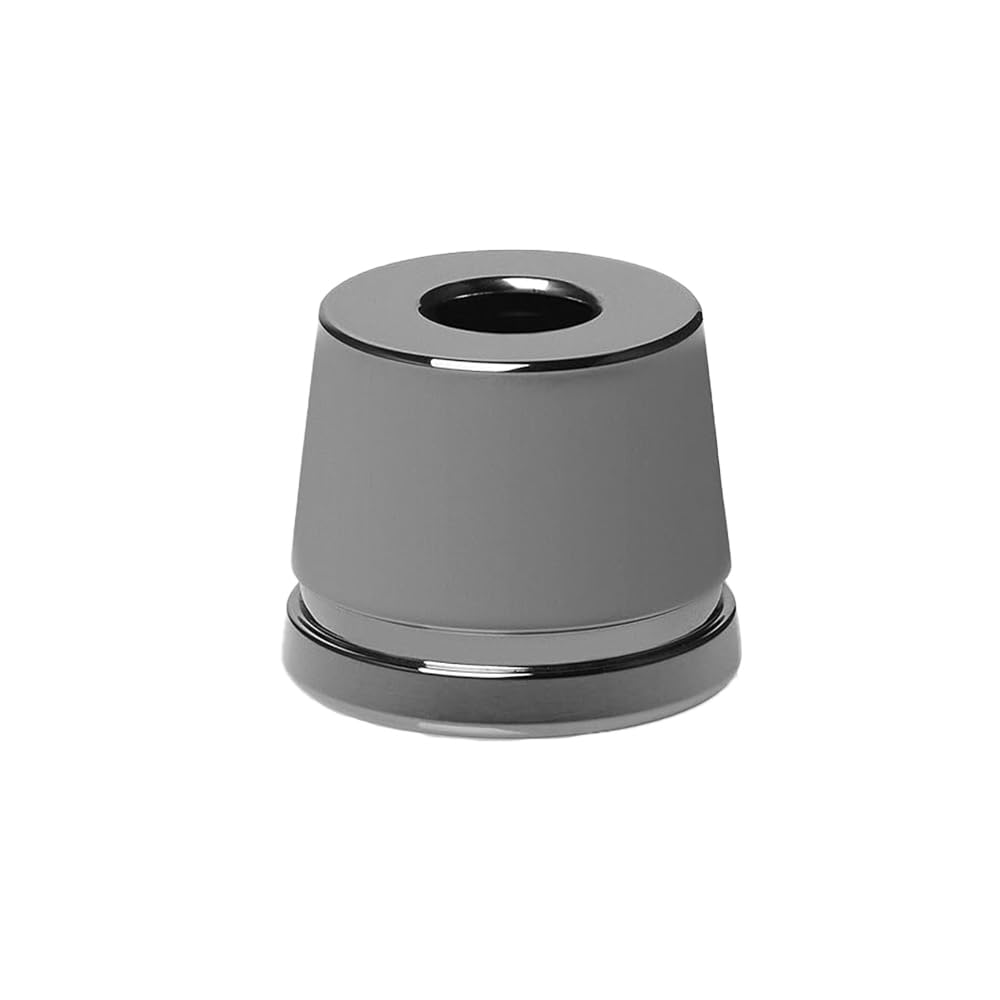 Rockwell Minimalist Premium Chromed Brass Safety Razor Stand | Elegant Design, Elegant Display Solution for Your Rockwell T, 6C, 2C, or 6S Safety Razor | Premium Stainless Steel Gunmetal (over Brass)