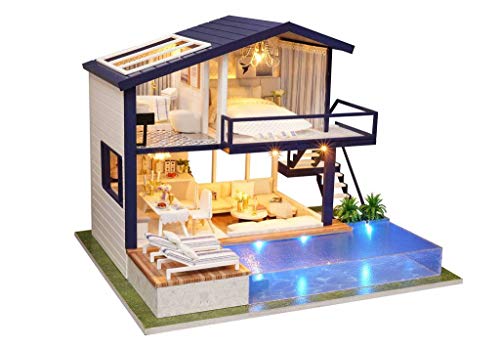 Diy Miniature Dollhouse Kit With Music Box Rylai 3D Puzzle Challenge For Adult Kids Xmas Gifts Time Apartment #TOP1