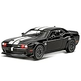 BGHSCA Compatible Dodge Challenger SRT Hellcat 1:22 Juguete Die-Cast Sonido y Luz Pull-Back Modelo Vehículo Adultos Niños Negro BGHSCA Compatible Dodge Challenger SRT Hellcat 1:22 Juguete Die-Cast Sonido y Luz Pull-Back Modelo Vehículo Adultos Niños Negro