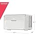 Frigidaire GHWQ103WC1 Inverter Quiet Temp Room Air Conditioner, 10,000 BTU with Wi-Fi Connected, Energy Star Certified, Easy-to-Clean Washable Filter, in White